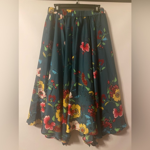 Anthropologie sleek a-line midi skirt - Picture 3 of 15